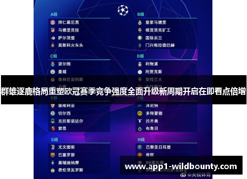 群雄逐鹿格局重塑欧冠赛季竞争强度全面升级新周期开启在即看点倍增